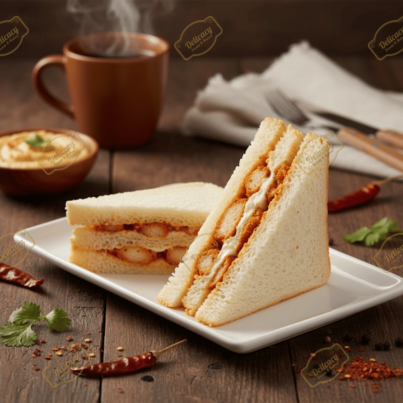 Chicken Tikka Sandwich / ساندویتش تكا دجاج