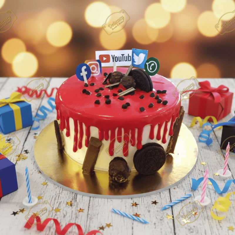 Social Media Cake